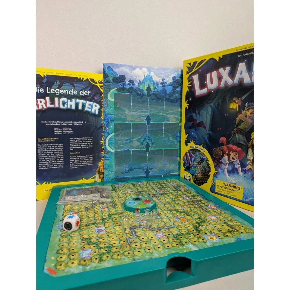 LUXANTIS Board Game - Complete Haba German English Interactive LED Labyrinth